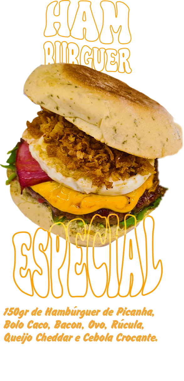 Pão Brioche, 2x Carne (160gr),  2x Queijo Cheddar, Bacon Crocante,  Molho Casa.